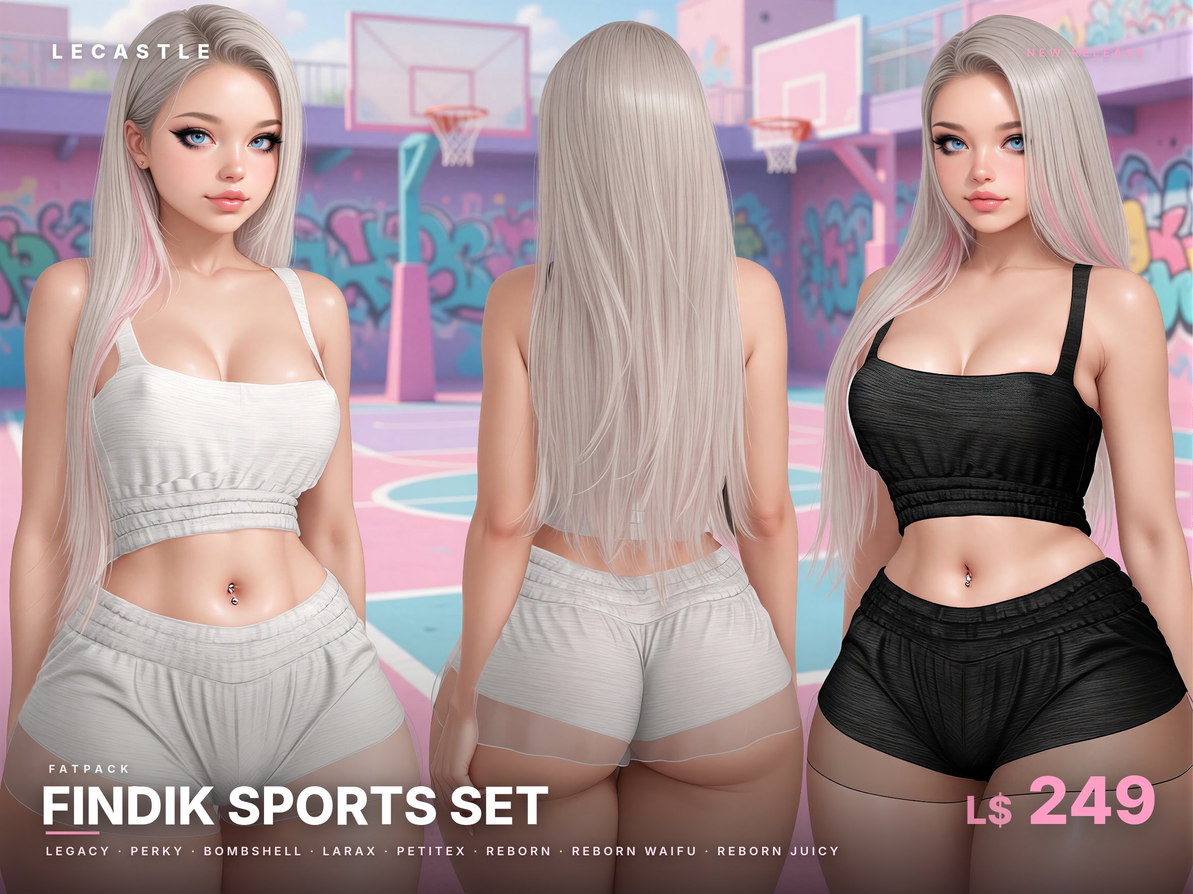 [LECASTLE] Findik Sports Set